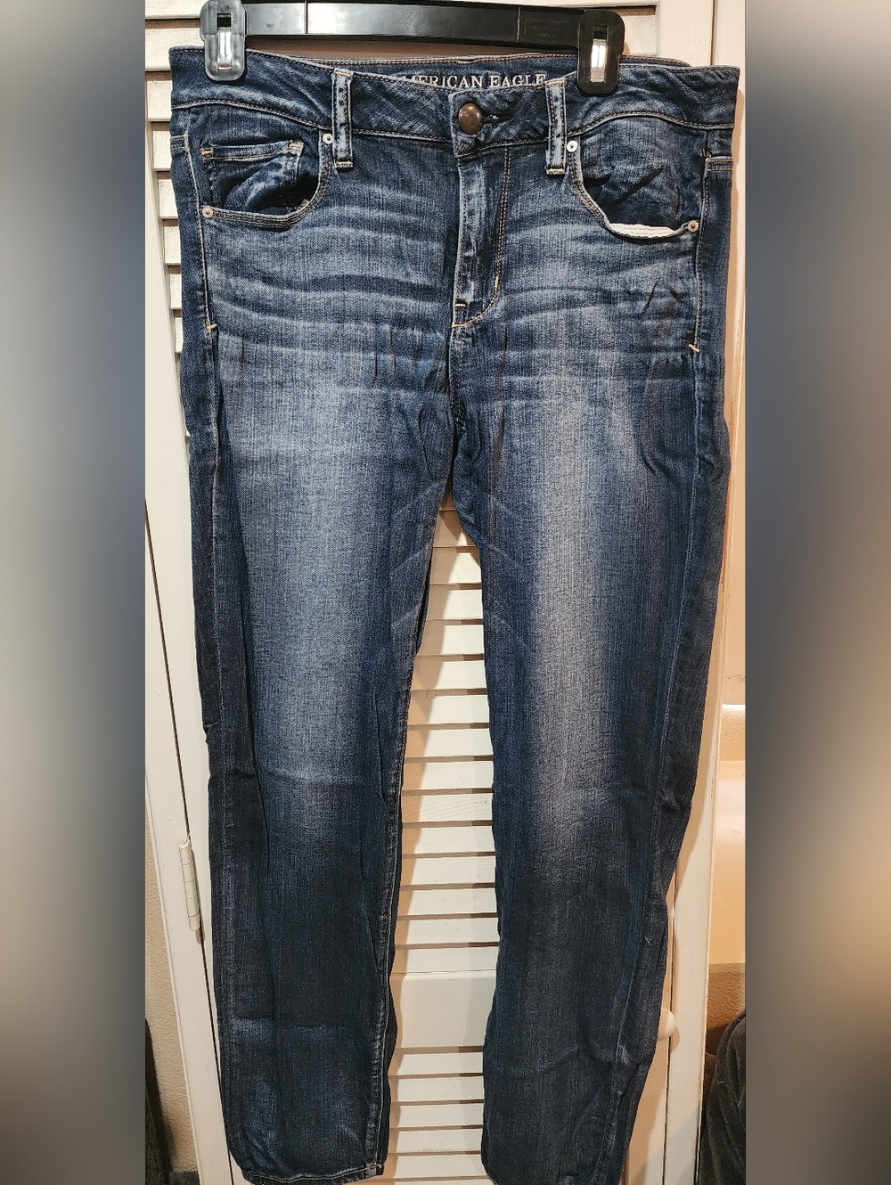 American Eagle Outfitters Blue Faded Denim Jeans Size 10